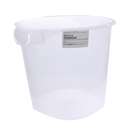 Rubbermaid Container, 18Qt Round (Clear) Sweet Tea RBMDFG572724CLR